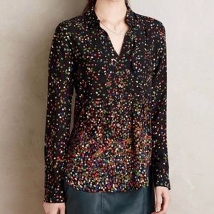 Anthropologie Wynwood Confetti Print Top by Maeve